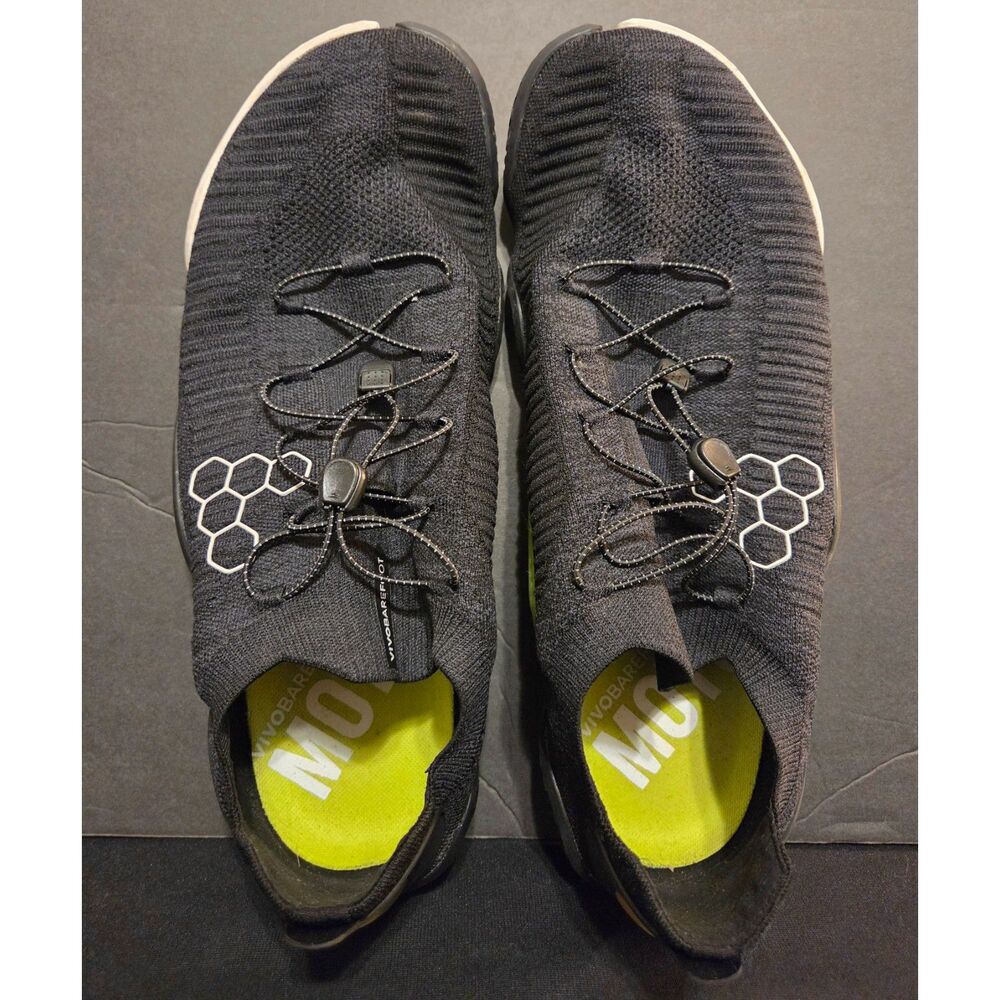 Vivobarefoot Motus Flex Obsidian Black Men's 13 Minimalist Training Breathable